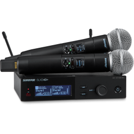 SLXD24D+E-58-G65 Système complet double micro HF - SHURE