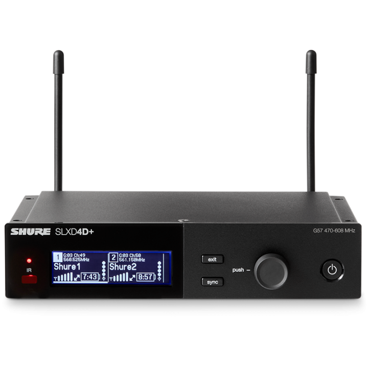 SLXD24D+E-58-G65 Système complet double micro HF - SHURE