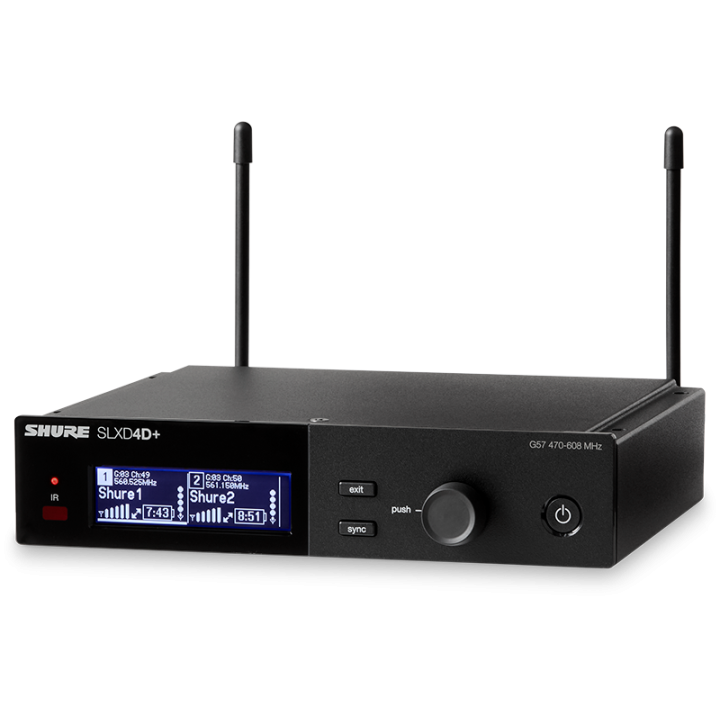 SLXD24D+E-58-G65 Système complet double micro HF - SHURE