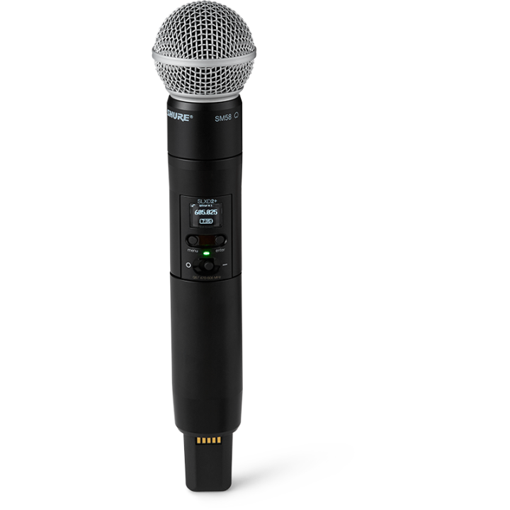 SLXD24D+E-58-G65 Système complet double micro HF - SHURE
