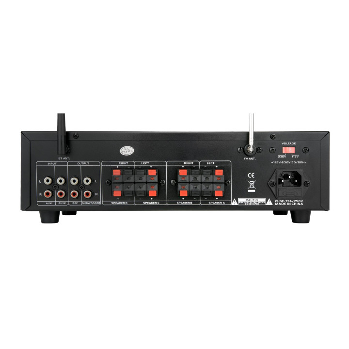 LA-80.4D Amplificateur Stéréo 4 X 80 Watts 4-8 ohms - LONE AUDIO