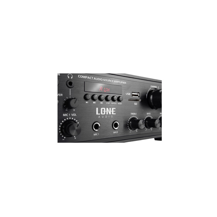 LA-80.4D Amplificateur Stéréo 4 X 80 Watts 4-8 ohms - LONE AUDIO