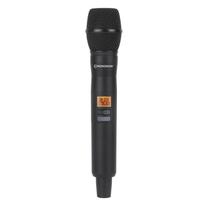 BE-1020/2MIC Ensemble récepteur double UHF avec 2 micros main - RONDSON