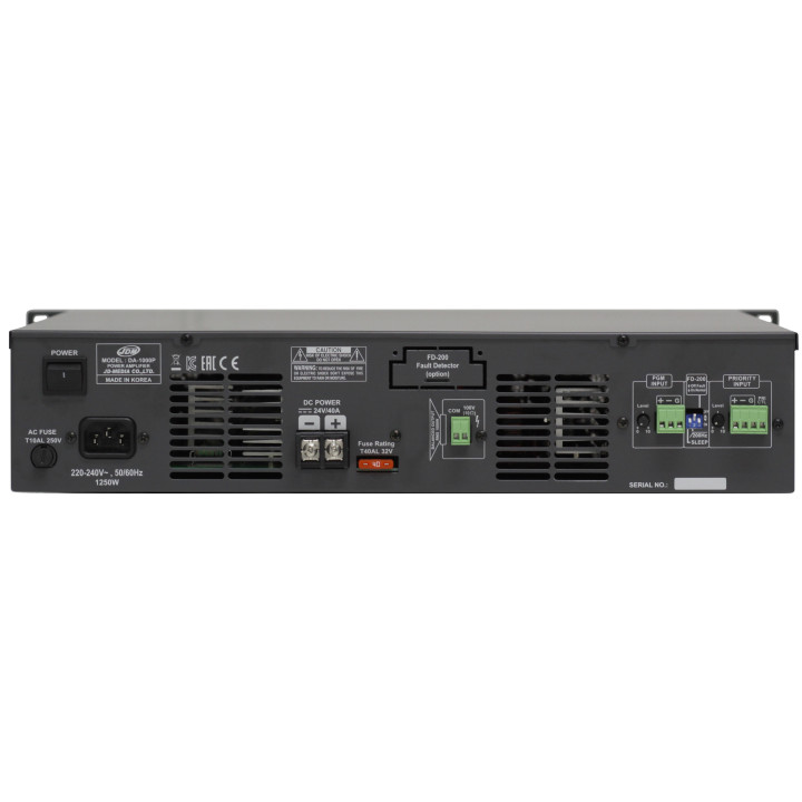 DA-1000DP Amplificateur de puissance 1000 Watts 100 V- JD-MEDIA