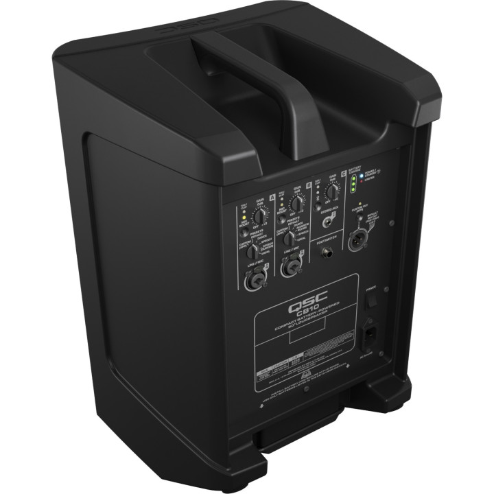 SQC CB10 Enceinte active 10" sur batterie avec Bluetooth - QSC AUDIO