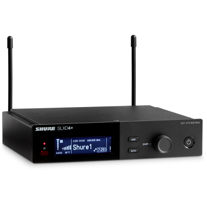 SHURE - SSX SLXD24+E-58-G65  Système complet - Complet main SM58 - 470-606 MHz
