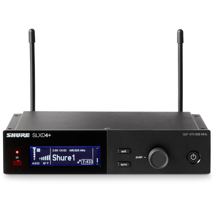 SHURE - SSX SLXD24+E-58-G65  Système complet - Complet main SM58 - 470-606 MHz