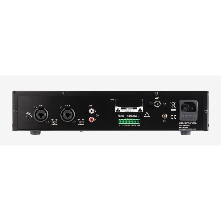 COMBO60Evo   Amplificateur 60 W 100V  TUNER USB  BT audiophony TLSA