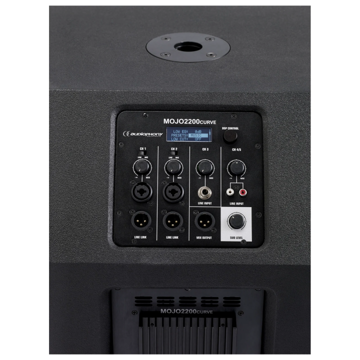 Système Colonne Audiophony Mojo2200Curve | 2200W - DSP | TLSA