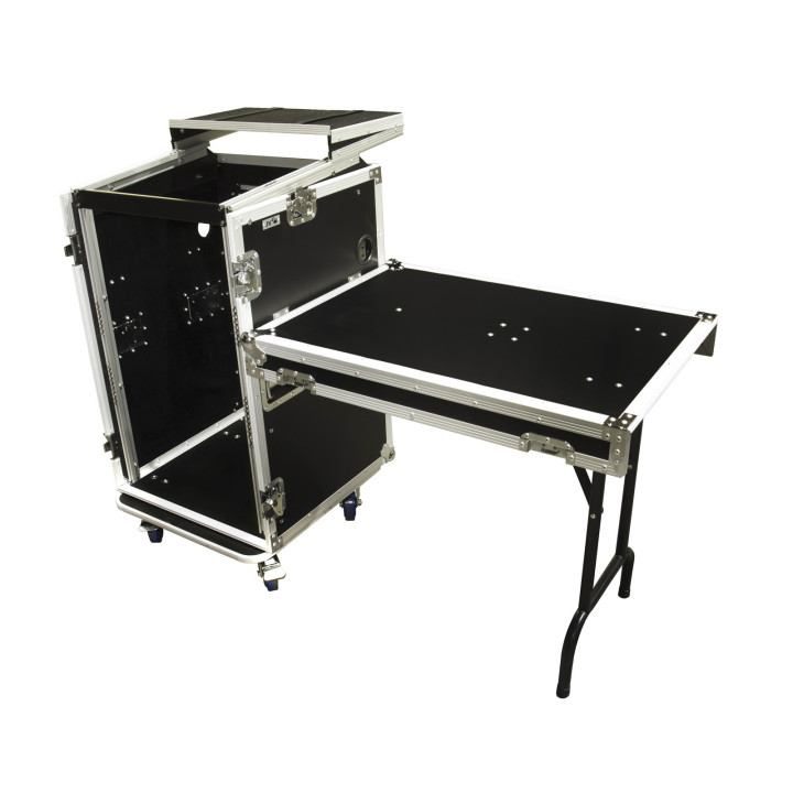 RACK CASE 10/18 U Rack-case régie pratique et polyvalent 19"