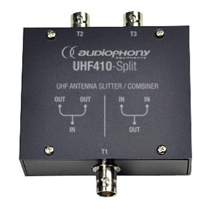 UHF410-Split  Splitter 2 en 1 IN/OUT avec connecteur BNC - audiophony