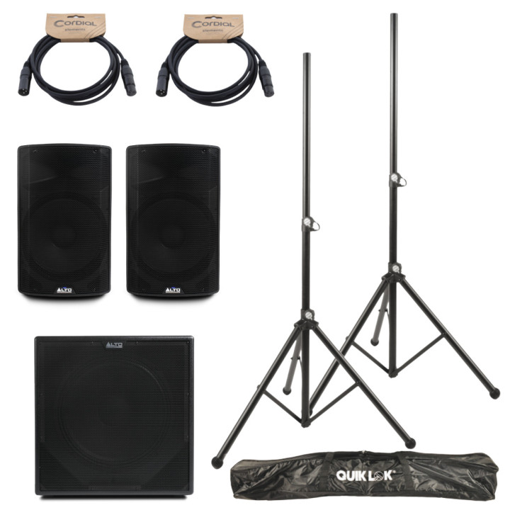 ALTO PROFESSIONAL  TXPACK-41518S Système de diffusion performant