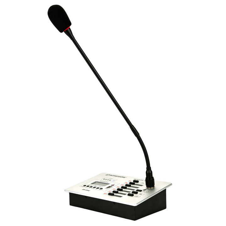 AM-6MIC Pupitre microphone d’appel multizones compatible avec la série AM-DMT