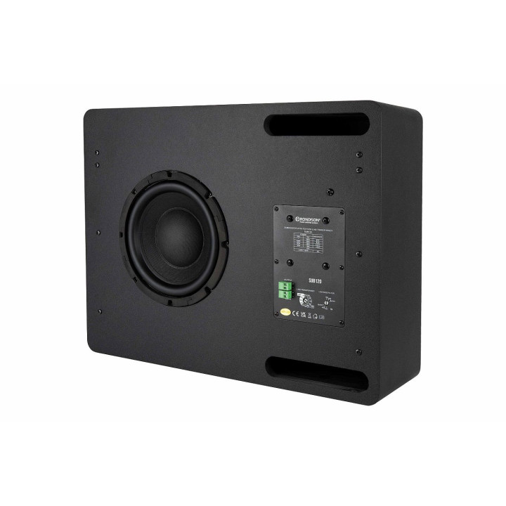 Caisson de basses passif noir de 120W en 100V et 8"