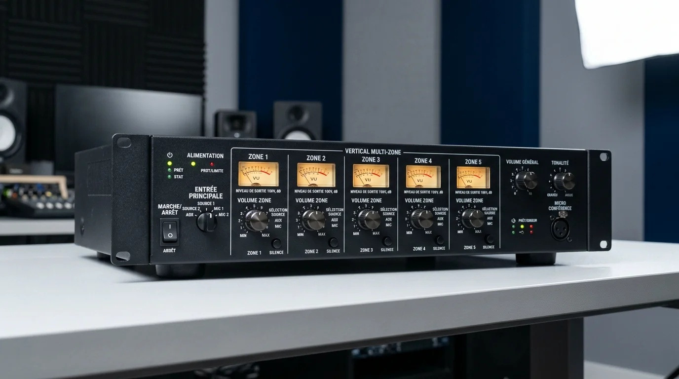 Amplificateurs multizones 100 V : guide d'achat pro 2026